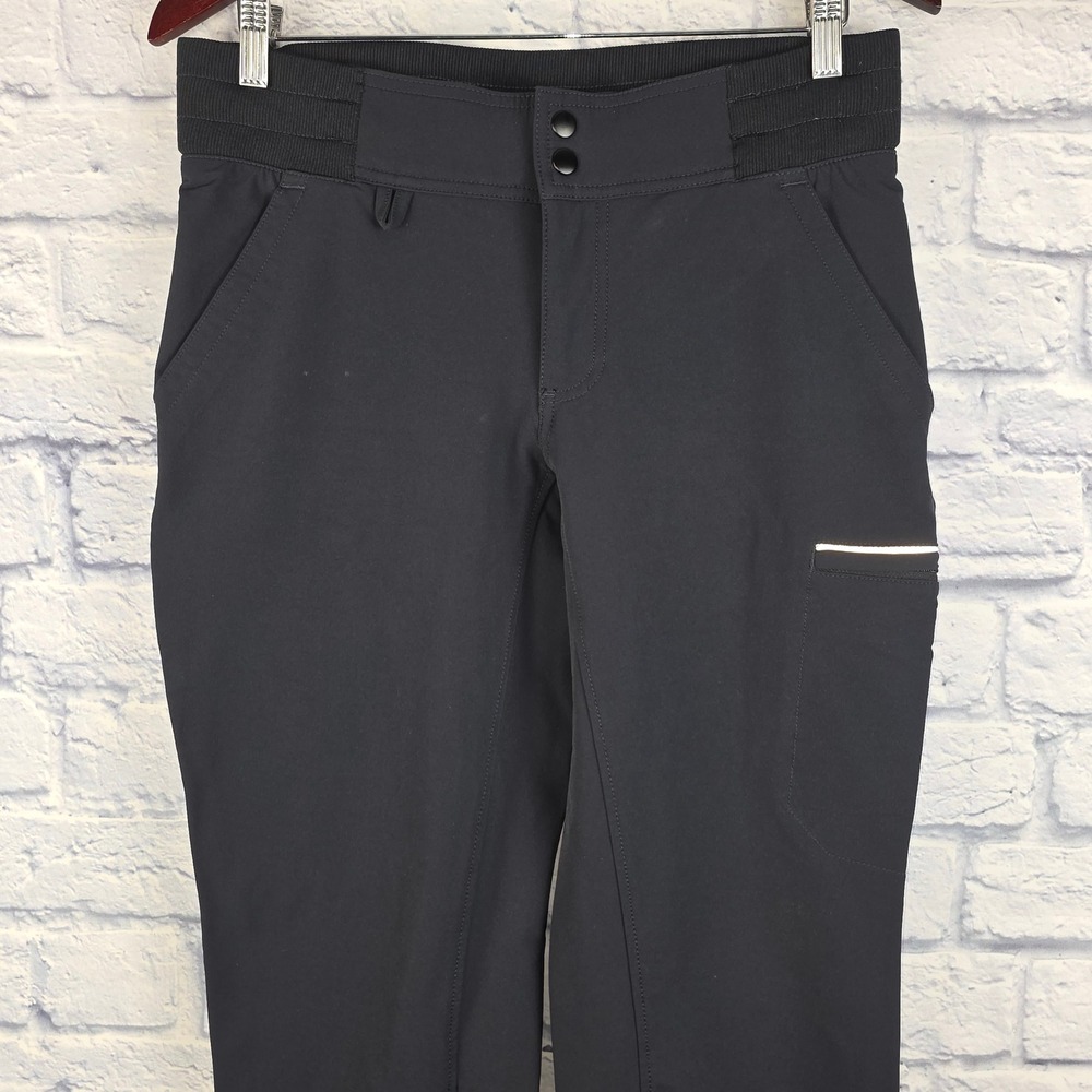 Duluth Trading Black Women Hills Hiking Outdoor Water Repellent Cargo Pants 6X31 - Picture 4 of 10